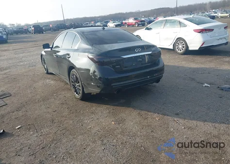 2018 Infiniti Q50 3.0T Luxe z USA, uszkodzony, nr VIN JN1EV7ARXJM439247
